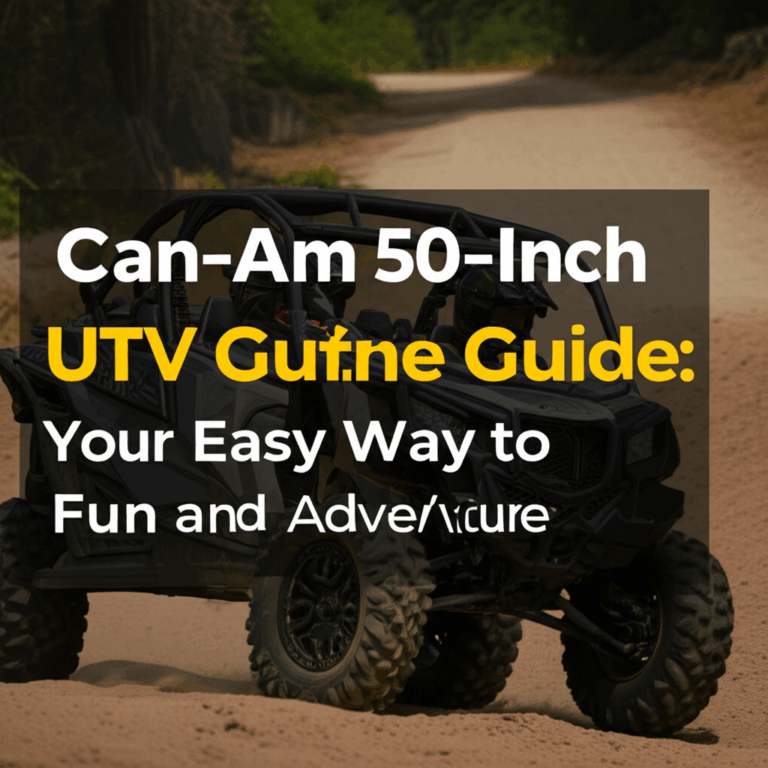 Руководство по 50-дюймовым UTV Can-Am: Ваш легкий путь к веселью и приключениям