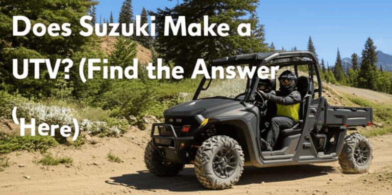 Does Suzuki Make a UTV? (Find the Answer Here)